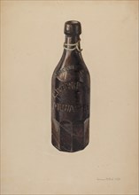 Weiss Beer Bottle, 1939. (note. L. Werrback, Milwaukee on bottle).