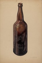 Beer Bottle, 1940. (Note. Jung, Milwaukee, on the bottle).
