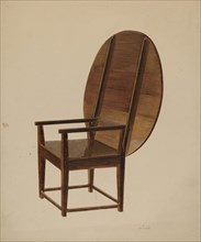 Combination Table and Chair (as chair), c. 1938.