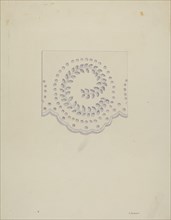 Eyelet Embroidery, c. 1940.