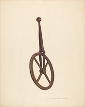 Blacksmith's Measuring Wheel, c. 1939.