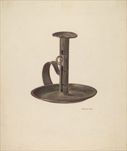 Candlestick and Holder, c. 1941.