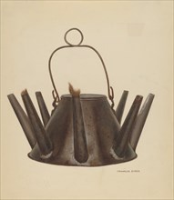 Lard Oil Lamp, c. 1940.