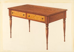 Bishop Hill: Tailor's Table, c. 1939.