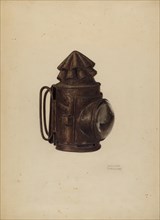 Tin Spot Lamp, c. 1939.