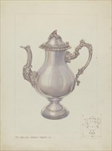 Silver Coffee Pot, c. 1937.