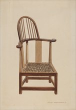 Corner Windsor Chair, c. 1939.