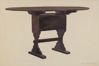 Dining Room Table, c. 1942.