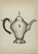 Silver Teapot, c. 1936.