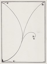 Cover Design for Dowson's Verses, 1896. Creator: Aubrey Beardsley.