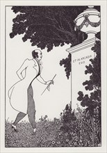 Et in Arcadia Ego, from The Savoy No. 8, 1896. Creator: Aubrey Beardsley.