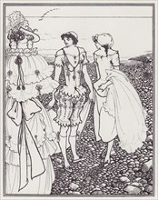 The Bathers, 1895. Creator: Aubrey Beardsley.