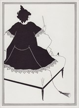 Salome on [a] Settle, 1893.  Creator: Aubrey Beardsley.