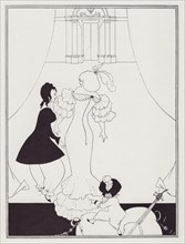 Comedy-Ballet of Marionettes, II, 1894. Creator: Aubrey Beardsley.