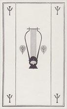 Cover Design to Sappho, 1895. Creator: Aubrey Beardsley.