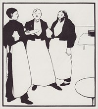Garçons de Café, 1894. Creator: Aubrey Beardsley.