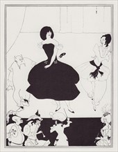 Comedy-Ballet of Marionettes, III, 1894. Creator: Aubrey Beardsley.