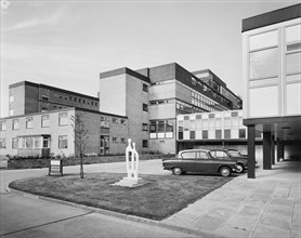 West Cumberland Hospital, Homewood Road, Homewood, Whitehaven, Copeland, Cumbria, 1964. Creator: John Laing plc.