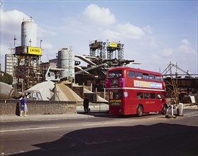 Westway Flyover, A40, Paddington, City of Westminster, London, 01/08/1969. Creator: John Laing plc.