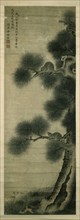 Squirrels on a pine tree, 1795 - 1855. Creator: Yi Shaozuo.