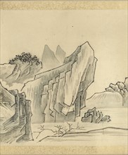 Nine bends of the Jiuquxi River in the Wuyi mountains, 1772. Creator: Ko Fuyo.