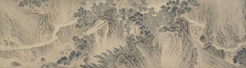 Mountain landscape, October - November 1703. Creator: Shang Rui.