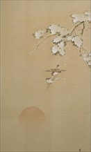 Six-fold screen depicting creatures and flowers of the twelve months, 1900. Creator: Watanabe Seitei.
