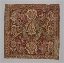 Carpet, Caucasus, mid-18th/19th century. Creator: Unknown.