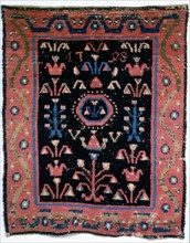 Carpet known as a "Ryijy" or "Rya", Finland, 1798. Creator: Unknown.