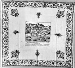 Handkerchief, Spain, c. 1795. Creator: Unknown.