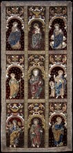 Panel (Made of Reassembled Fragments from Orphrey Bands), Spain, 17th century. Creator: Unknown.