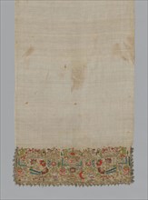 Towel or Napkin, Turkey, 1850/1900. Creator: Unknown.