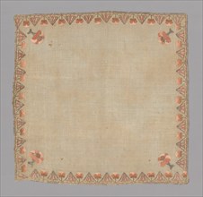 Cover or Handkerchief, Turkey, 1800/1850. Creator: Unknown.