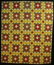 Bedcover ("Album Patch" or "Signature" Quilt), United States, 1847. Creator: Unknown.
