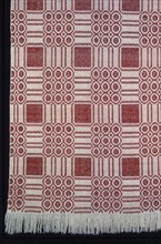 Coverlet, Kentucky, 1820/30. Creator: Unknown.