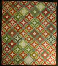 Bedcover ("Album Patch" or "Signature" Quilt), United States, 1847/48. Creator: Unknown.