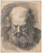Study of the Head of a Bearded Man, 1595/1605. Creator: Abraham Bloemaert.