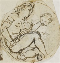 Venus and Cupid, n.d. Creator: Andrea Lilio.