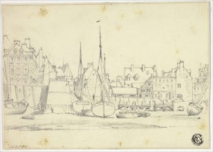 Dieppe, c. 1850. Creator: Edward William Cooke.