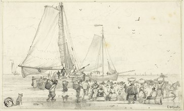 The Catch Coming In, n.d. Creator: Edward William Cooke.