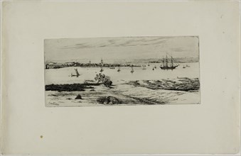 Boats in a Harbor, n.d. Creator: Edwin Edwards.