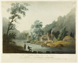 Between Crogen & Llandrillo on the R. Dee, published 1793. Creator: Francis Jukes.