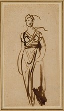 Figure of a Woman, c. 1776. Creator: George Romney.