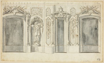 Wall with Hunting Designs, n.d. Creator: Grinling Gibbons.