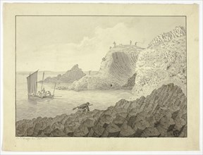 Giant's Causeway, 1772. Creator: John Cleveley the Younger.