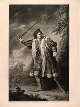Mr. Garrick in "Richard the Third", published April 28, 1772. Creator: John Dixon.