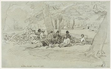 The Woodcutters' Repast, 1815. Creator: John Linnell the Elder.
