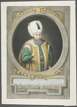 Soliman Kahn I, from Portraits of the Emperors of Turkey, 1815. Creator: John Young.