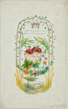 Accept this Offering (valentine), c. 1850. Creator: Joseph Addenbrooke.