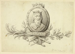 Design for Medallion of King Alfred, n.d. Creator: Sir Robert Smirke.